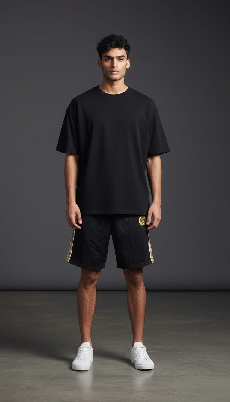 BALMAIN PATCH SHORTS