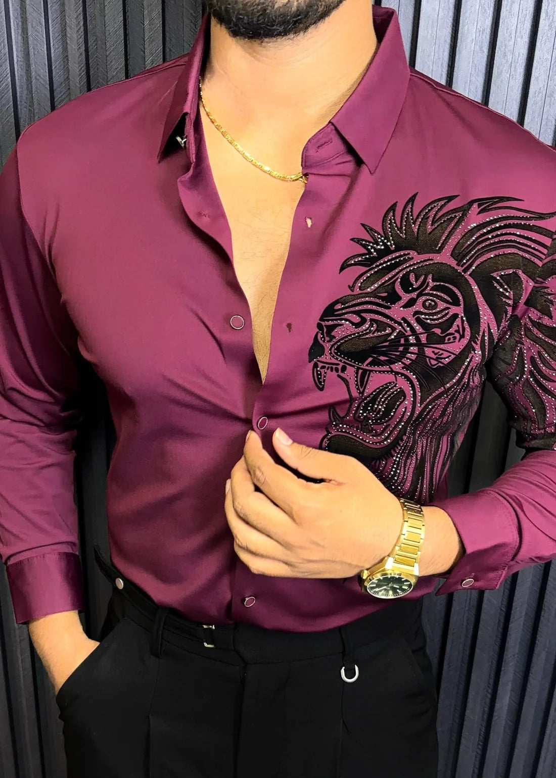 ALPHA ROAR LEGACY JACQUARD SHIRT - SET OF 16 PCS ( M L XL XXL ) x Rs. 1195