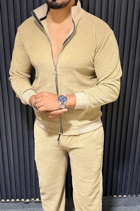 SUPER COZY TRACKSUIT - Biscuit Cream - SET OF 4 PCS ( M L XL XXL ) x Rs.1295