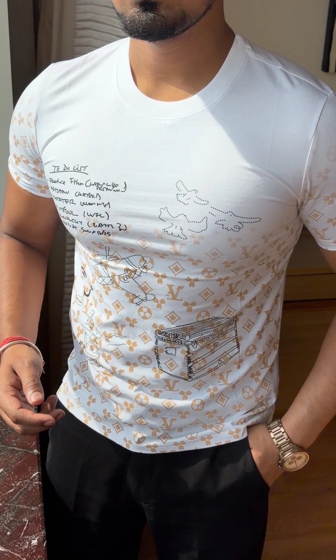 VL PRINTED BLING TSHIRT - SET OF 4 PCS (M L XL XXL) x Rs.795