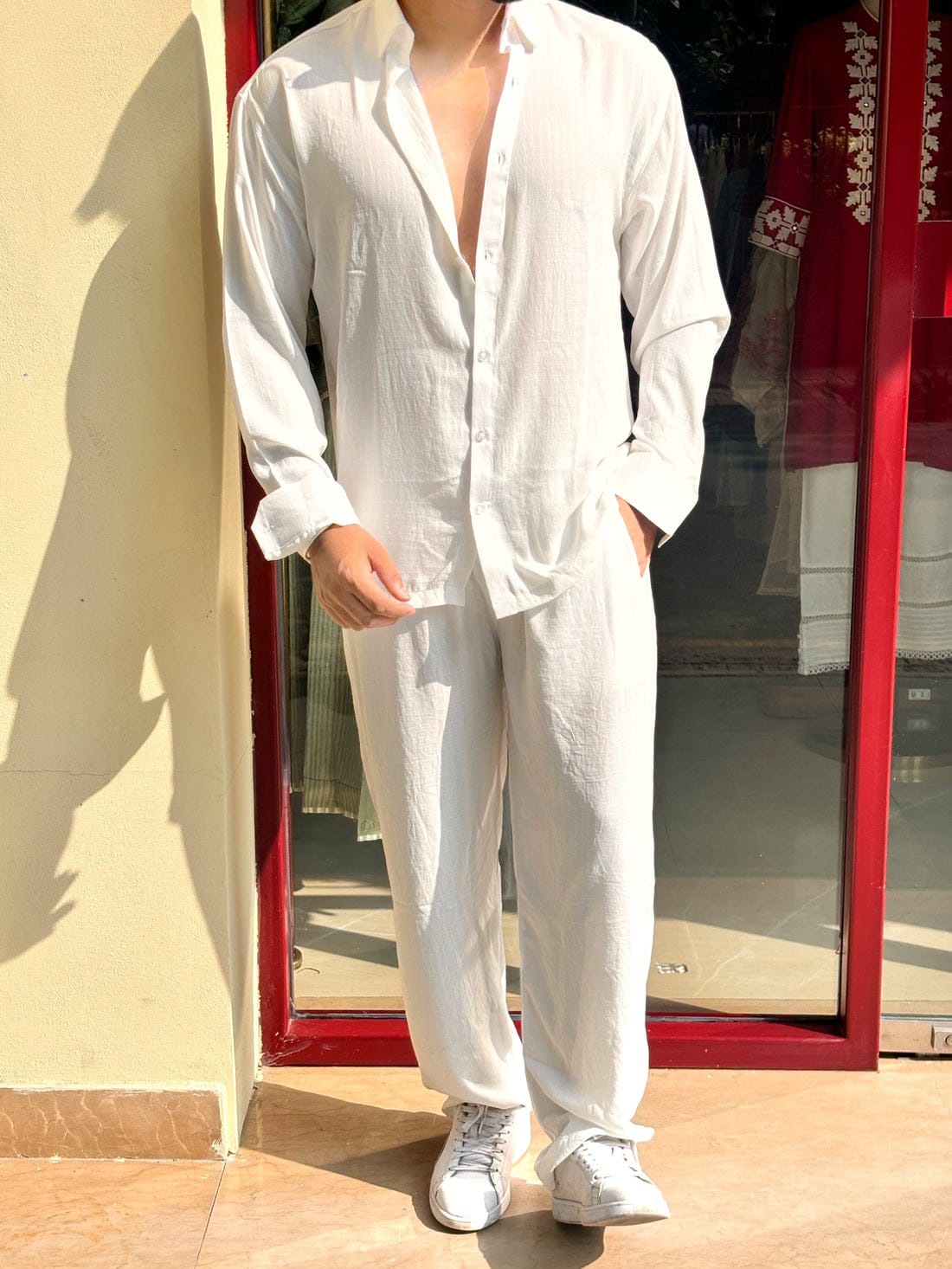 SUMMER SPECIAL LINEN COORDSET- SET OF 4PCS (M L XL XXL ) x Rs.1050