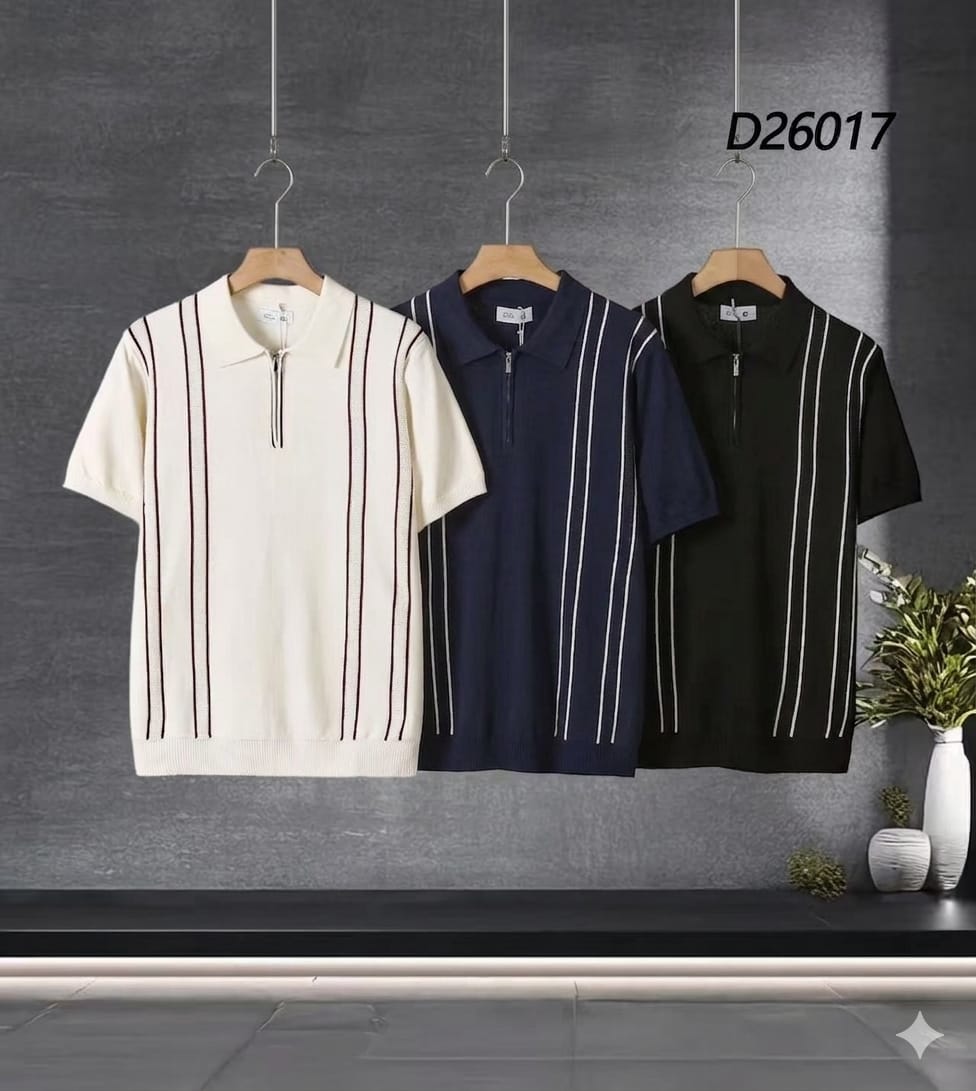 OLD MONEY KNITTING HALF ZIP - SET OF 12 PCS (M L XL XXL) x Rs.850