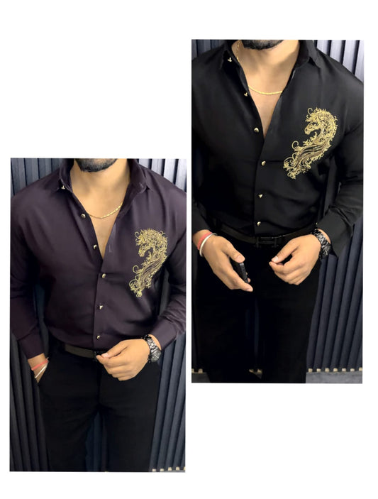 SEA HORSE LIMITED EDITION JAPANESE SHIRT - SET OF 24 PCS ( M L XL XXL )  x Rs. 795