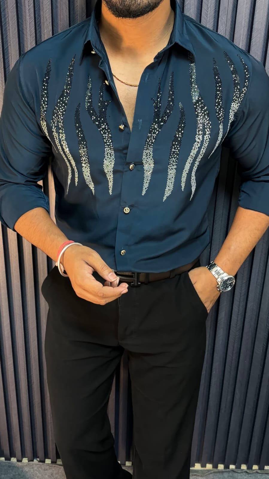 DOUBLE STONE SHADED JAPANESE SHIRT - SET OF 24 PCS ( M L XL XXL )  x Rs. 795