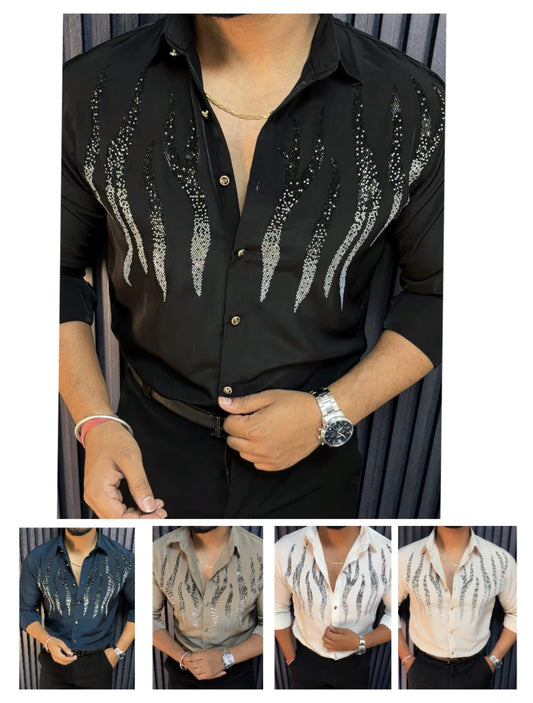DOUBLE STONE SHADED JAPANESE SHIRT - SET OF 24 PCS ( M L XL XXL )  x Rs. 795
