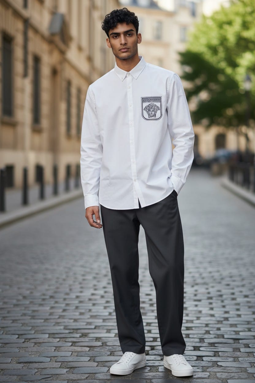 VERSACE LOGO SHIRT