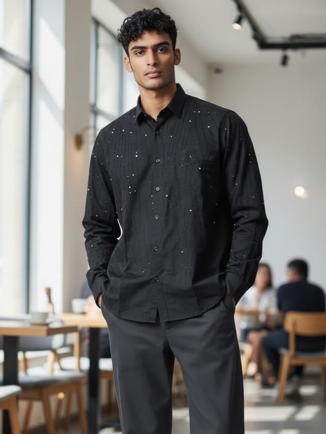 STONEWORK COTTON BLACK
