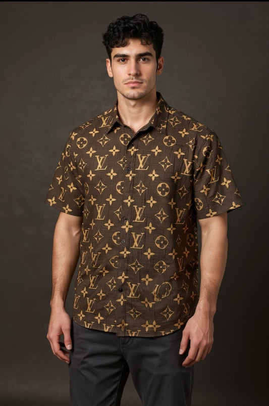 LV DIGITAL PRINT SHIRT