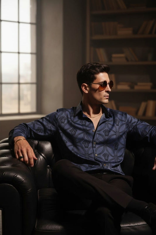 VERSACE FLOCK SHIRT - SET OF 4 PCS ( M L XL XXL ) x Rs. 495