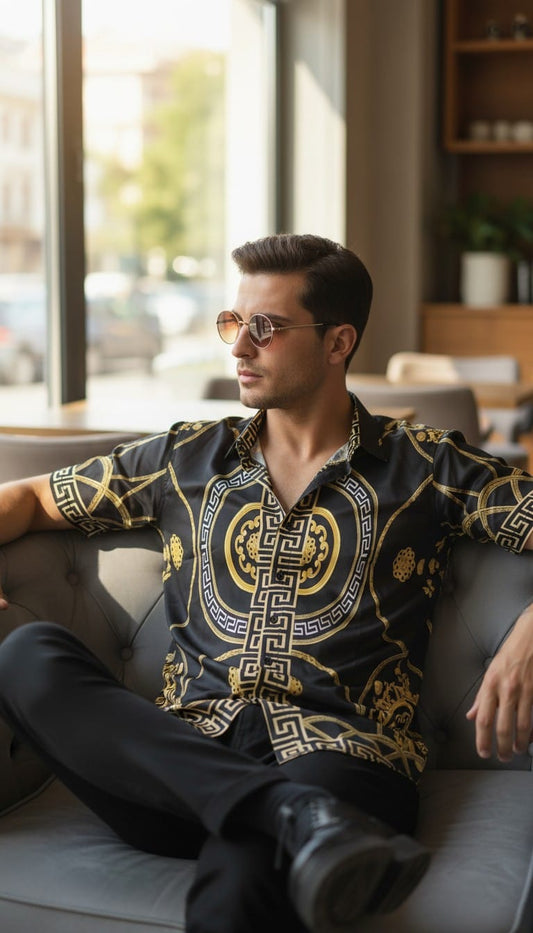DIGITAL PRINT VERSACE SHIRT