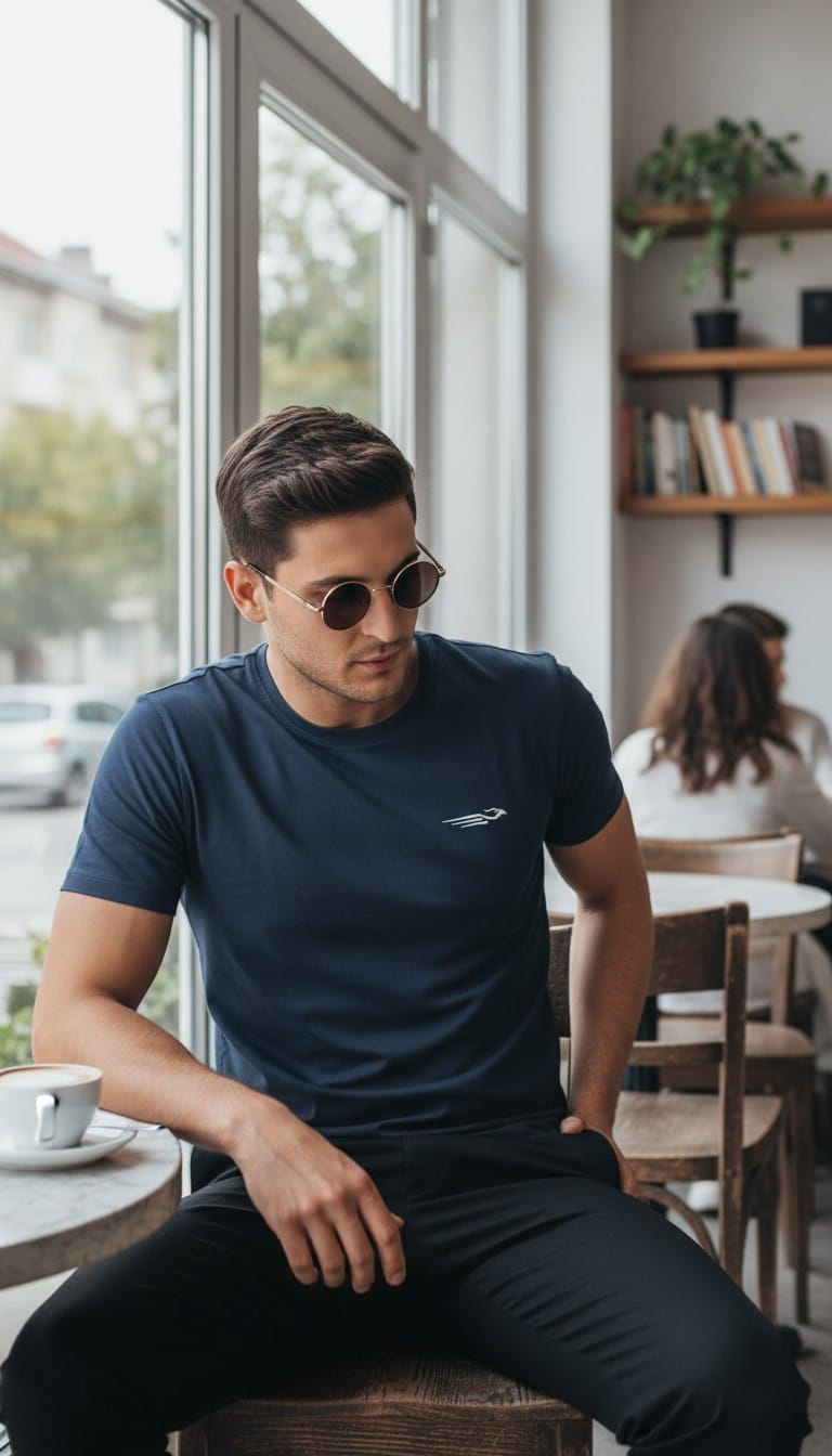 SOLID NAVY TSHIRT