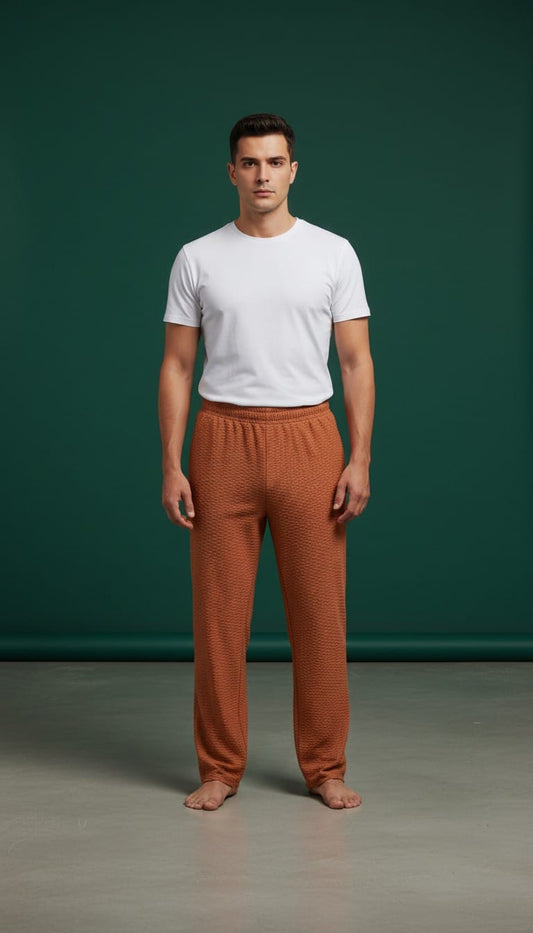 HONEYCOMB FABRIC LOWER TAN