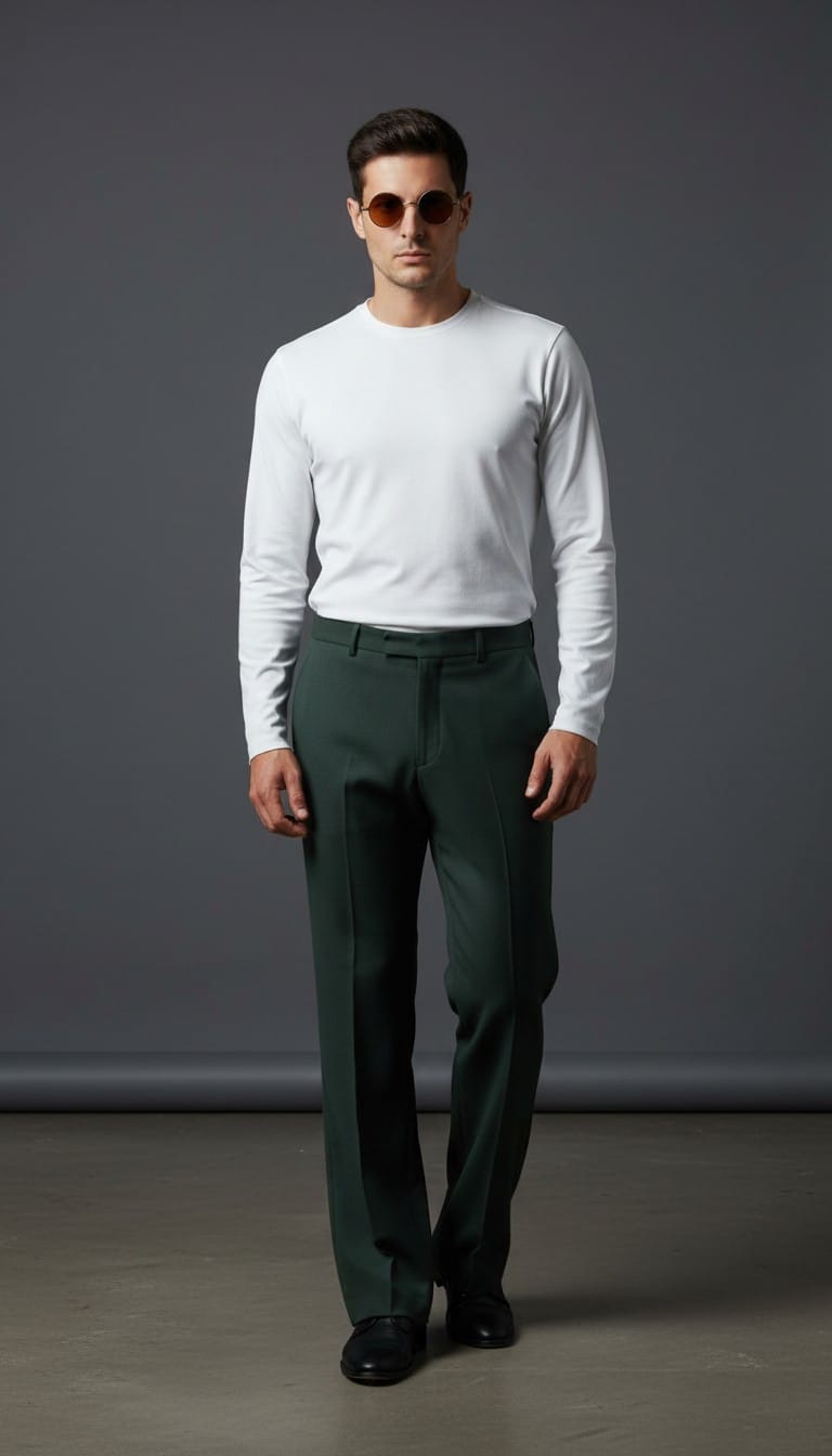 FORMAL TROUSER GREEN