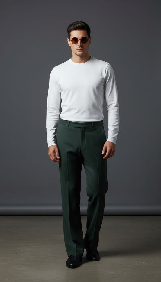 FORMAL TROUSER GREEN