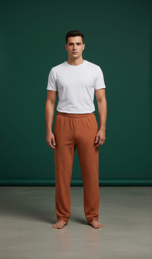 HONEYCOMB FABRIC LOWER TAN