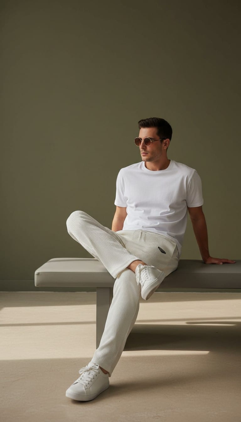 PRADA PATCH LOWER WHITE