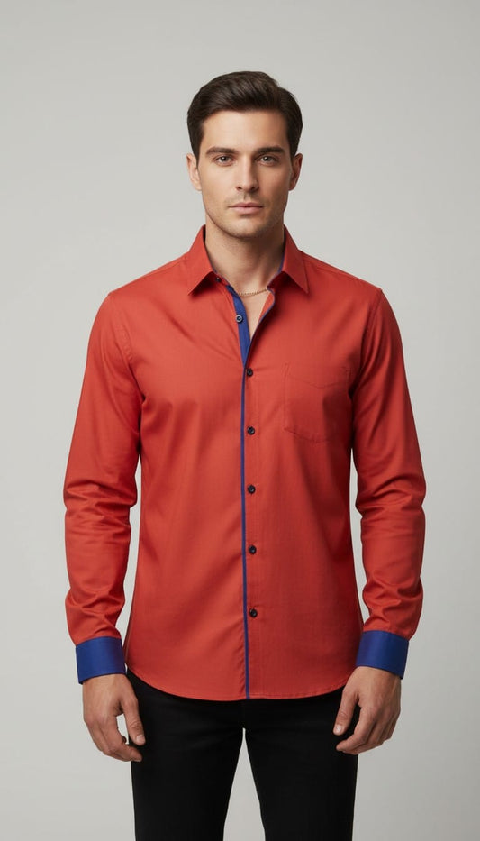 COTTON RED SHIRT