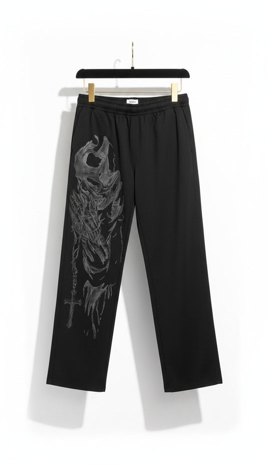 ONE SIDED PRAYING SOUL TRACKPANT - SET OF 4 PCS ( M L XL XXL ) x Rs.650
