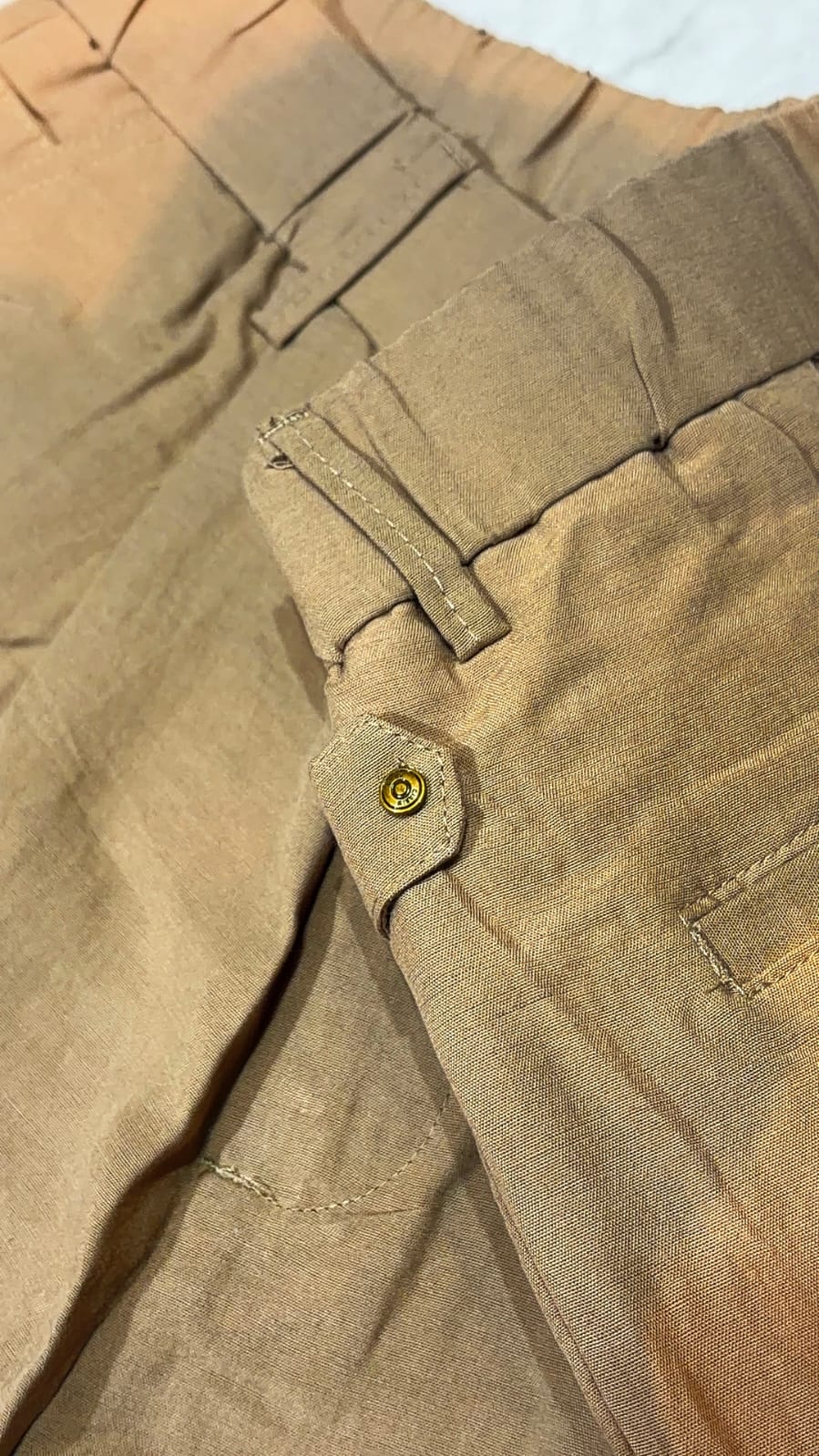 PURE LINEN BUTTON UP TROUSER - SET OF 16 PCS ( M L XL XXL ) x Rs.895