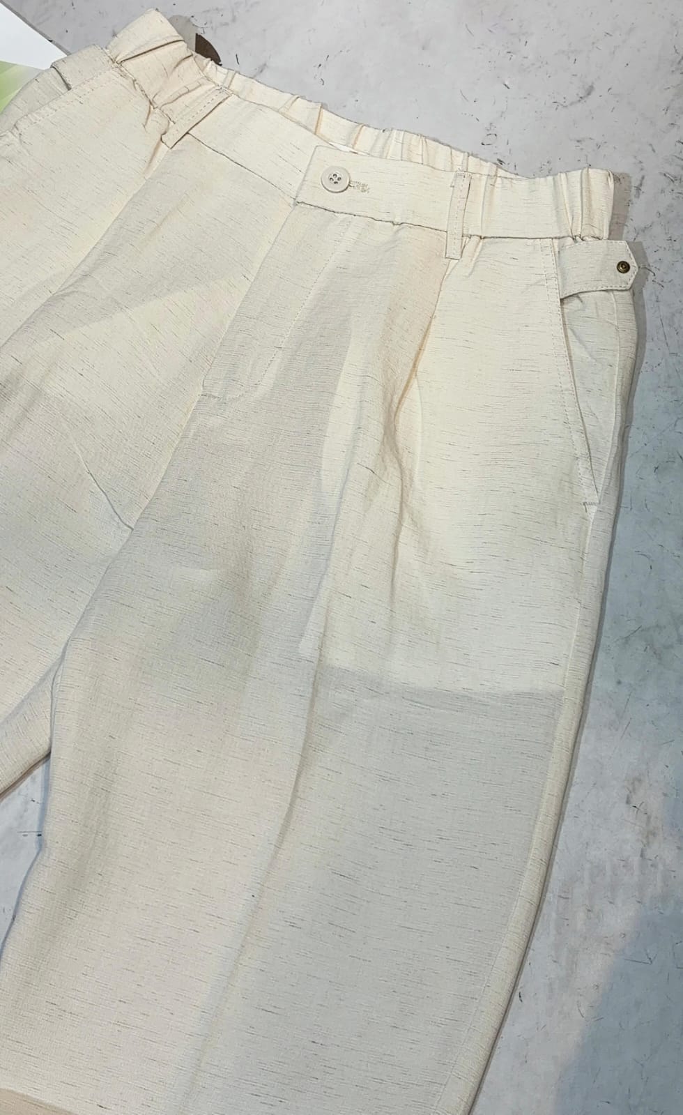 PURE LINEN BUTTON UP TROUSER - SET OF 16 PCS ( M L XL XXL ) x Rs.895