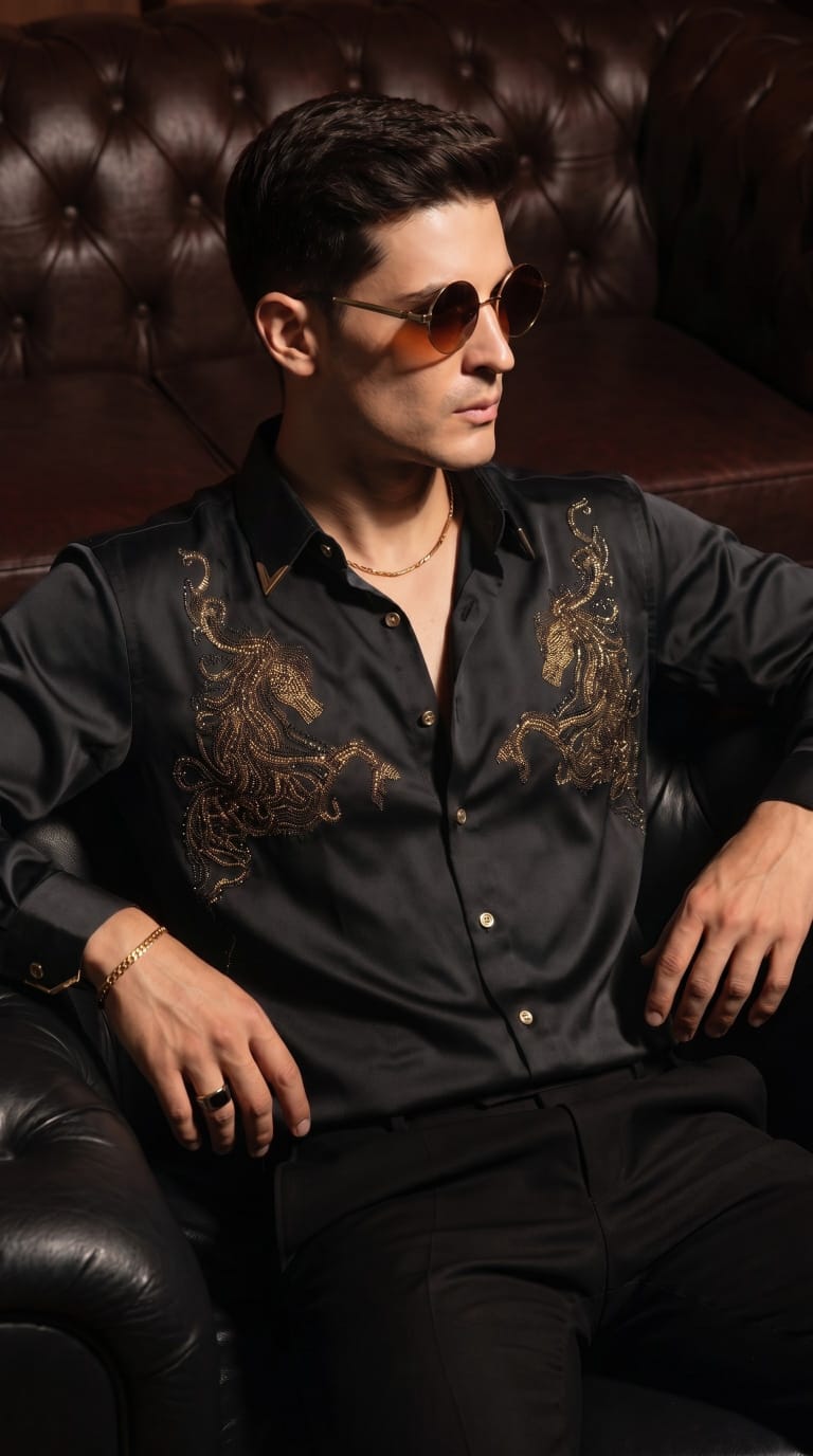 ALPHA HORSE DIAMOND SHIRT - SET OF 16 PCS ( M L XL XXL )  x Rs. 795