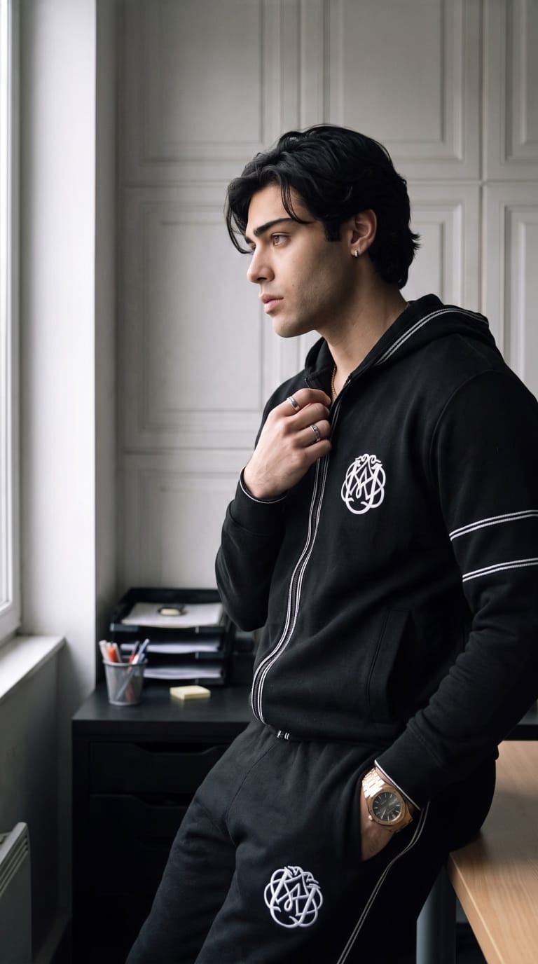 UA HOODED EMBROIDARY IMPORTED TRACKSUIT - SET OF 4 PCS (M L XL XXL ) x Rs.1795