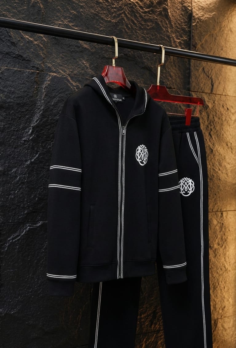 UA HOODED EMBROIDARY IMPORTED TRACKSUIT - SET OF 4 PCS (M L XL XXL ) x Rs.1795