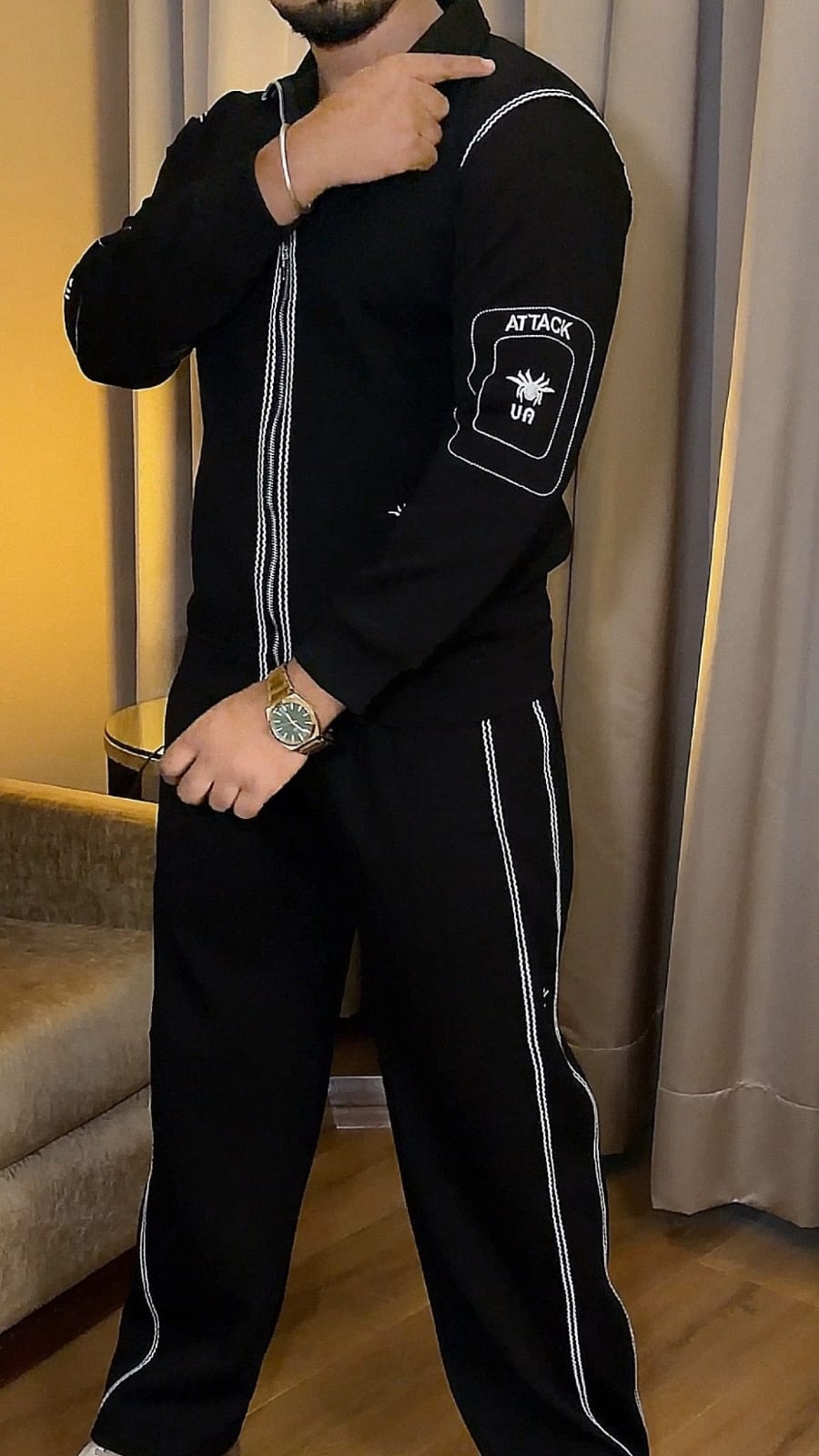HAVOCK UA EMBROIDARY IMPORTED TRACKSUIT - SET OF 4 PCS (M L XL XXL ) x Rs.1795