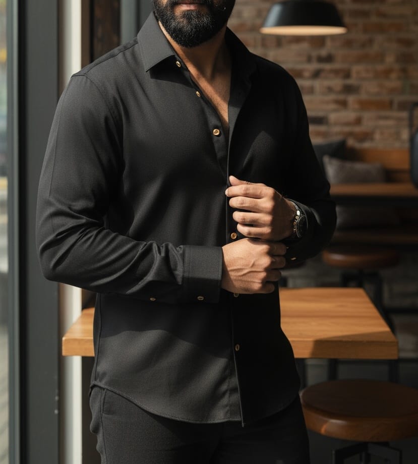 HEAVY JAPANESE SOLID SHIRT- SET OF 8PCS ( M L XL XXL )  x Rs. 695