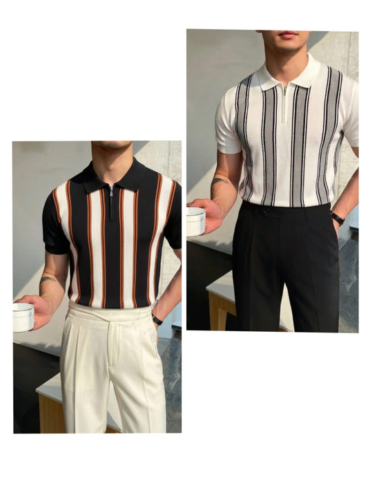 GOLF HALF ZIP OLD MONEY STYLE - SET OF 8 PCS (M L XL XXL) x Rs.850