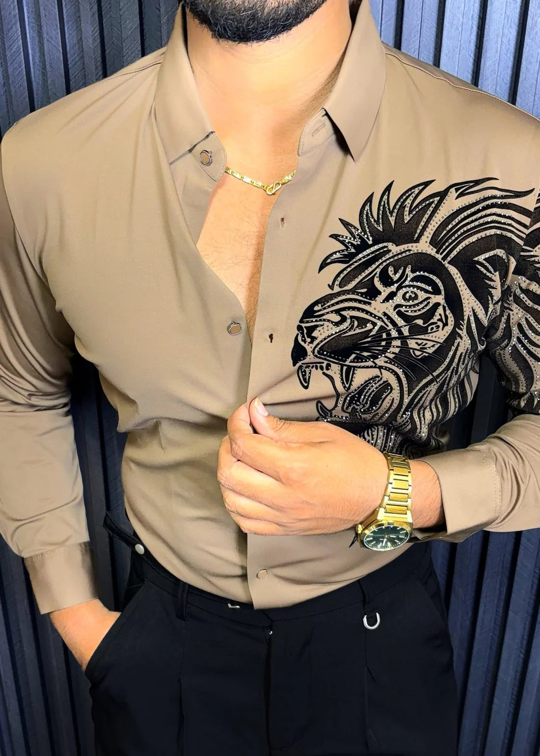 ALPHA ROAR LEGACY JACQUARD SHIRT - SET OF 16 PCS ( M L XL XXL )  x Rs. 1195